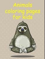 Animals coloring pages for kids