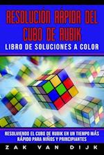 Resolución Rápida del Cubo de Rubik Libro de Soluciones a Color