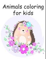 Animals coloring for kids