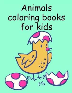 Animals coloring books for kids