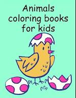 Animals coloring books for kids