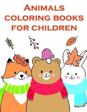 Animals coloring books for children