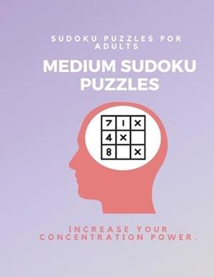 Medium Sudoku Puzzle Book for Adults