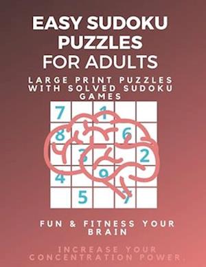 Easy Sudoku Puzzle Book for Beginners