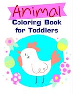 Animal Coloring Book for Toddlers