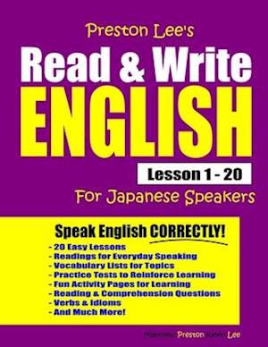 Preston Lee's Read & Write English Lesson 1 - 20 For Japanese Speakers