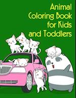 Animal Coloring Book for Kids and Toddlers