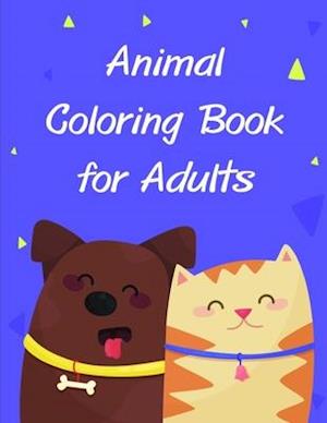 Animal Coloring Book for Adults