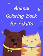 Animal Coloring Book for Adults