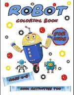 Robot Coloring Books For Kids Ages 4-8