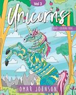 Unicorns Adult Coloring Book Vol 3