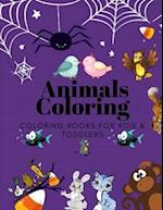 Animals Coloring Coloring Books for Kids & Toddlers