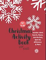 Christmas Activity Book for Kids