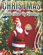 Christmas Adults Colour By Numbers