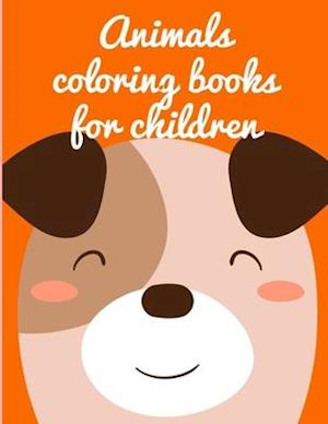 Animals coloring books for children