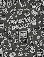 Coloring Alphabet Book