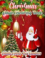 Christmas Adult Colouring Book Adults Colour By Numbers