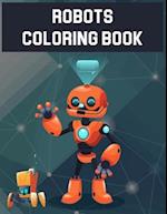 Robots Coloring Book