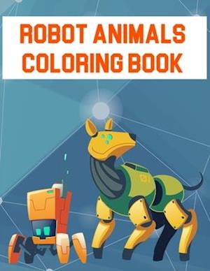 Robot Animals Coloring Book