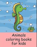 Animals coloring books for kids