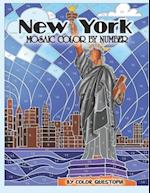 New York Mosaic Color By Number