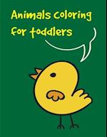 Animals coloring for toddlers