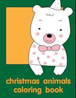 christmas animals coloring book