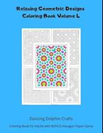 Relaxing Geometric Designs Coloring Book Volume 4