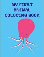 My First Animal Coloring Book