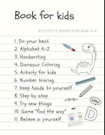 Activity book for age 4-8 Book for kids