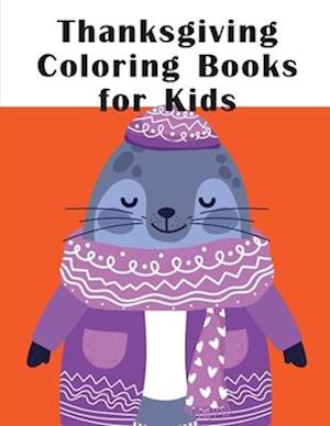 Thanksgiving Coloring Books for Kids