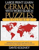 Large Print Learn German with Word Search Puzzles Volume 2