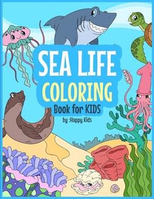 Sea Life Coloring Book For Kids