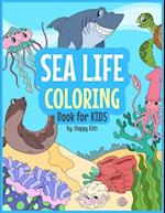 Sea Life Coloring Book For Kids