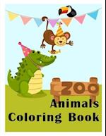 Zoo Animals Coloring Book