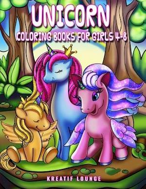 Unicorn Coloring Books for Girls Ages 4-8