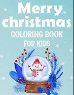 Merry christmas coloring book for kids.