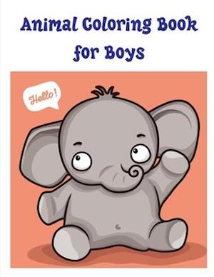 Animal Coloring Book for Boys