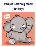 Animal Coloring Book for Boys