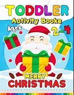 Merry Christmas Toddler Activity Books Ages 2-4