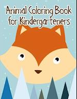 Animal Coloring Book for Kindergarteners