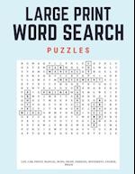 Large Print Word Search Puzzles