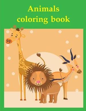 Animals coloring book