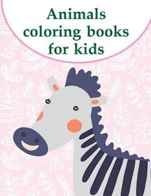 Animals coloring books for kids