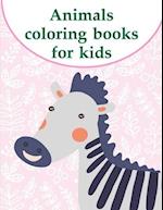 Animals coloring books for kids