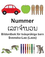 Svenska-Lao (Laos) Nummer/&#3776;&#3749;&#3713;&#3720;&#3789;&#3762;&#3737;&#3751;&#3737; Bildordbok för tvåspråkiga barn