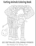 Farting Animals Coloring Book 20 Detailed Coloring Pages Be Ready For Stinky Fun