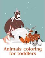 Animals coloring for toddlers