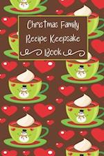 Christmas Family Recipe Keepsake Book
