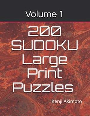 Sudoku Large Print Puzzles Volume 1